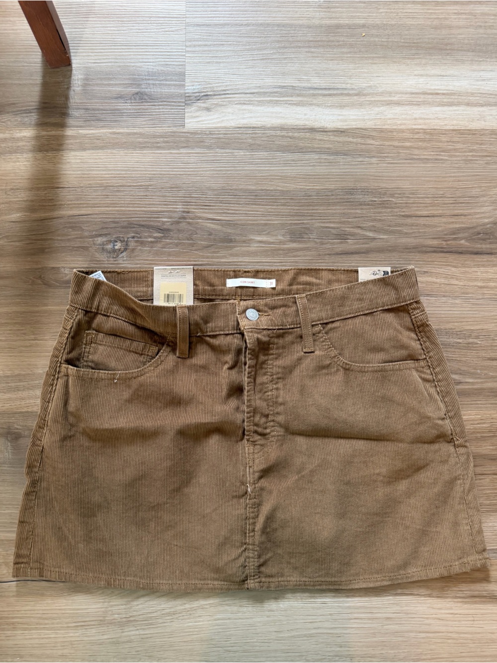 Levi's Icon Corduroy Skirt Brown
